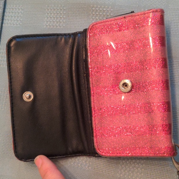 ⭐ 2 / $12 Victoria's secret striped pink clutter clutch (iphone 4/5) - Picture 5 of 16